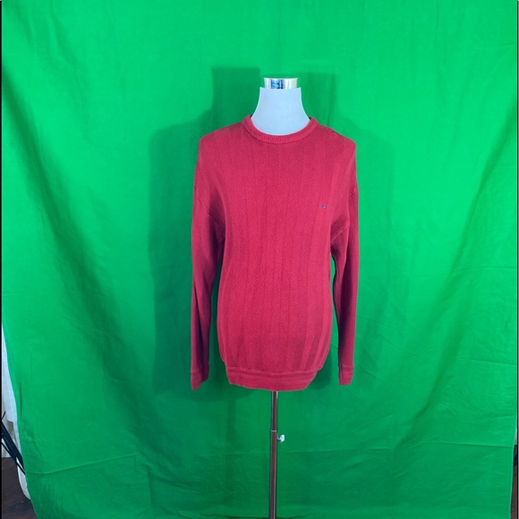 Alexander Julian Other - RED CREW NECK SWEATER L